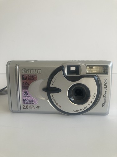 Vintage canon powershot a200 - vintage,