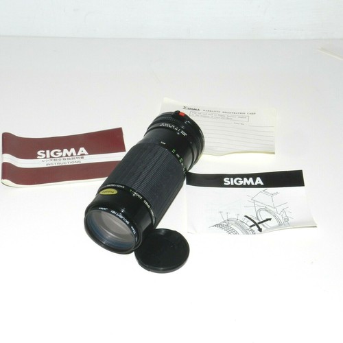 Sigma high speed zoom - lens, for