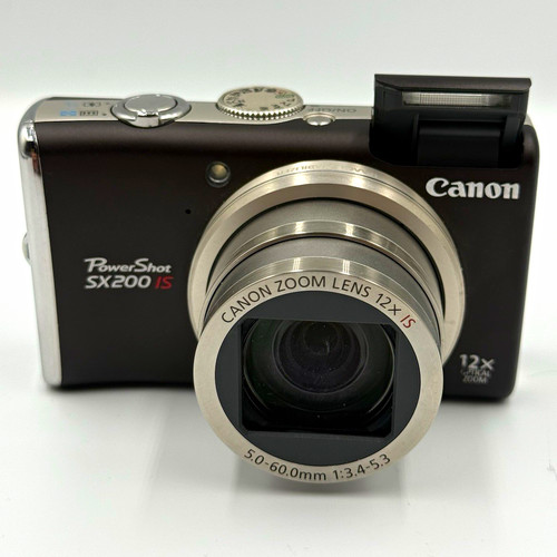 Canon powershot sx200 black - powershot, is