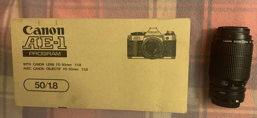 Canon program lens - ae-1, +