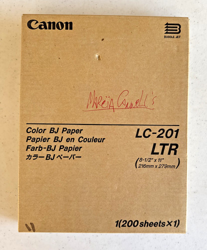 Canon color paper - color,